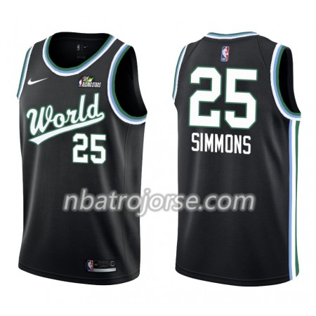 Män Philadelphia 76ers Tröja Ben Simmons 25 Nike 2019 Rising Star Swingman